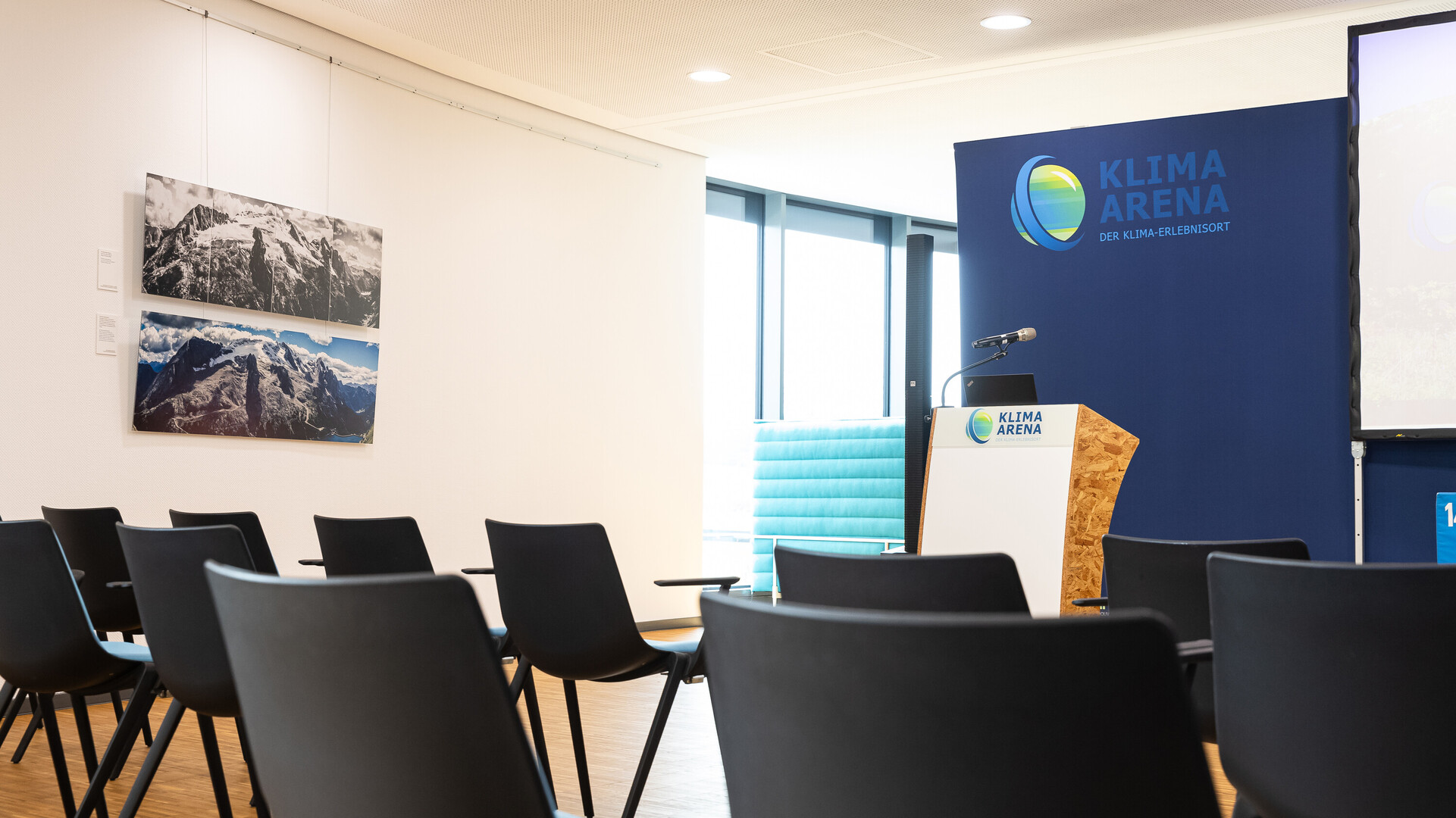 Eine Ansicht der Eventfl&auml;che in der Klima Arena